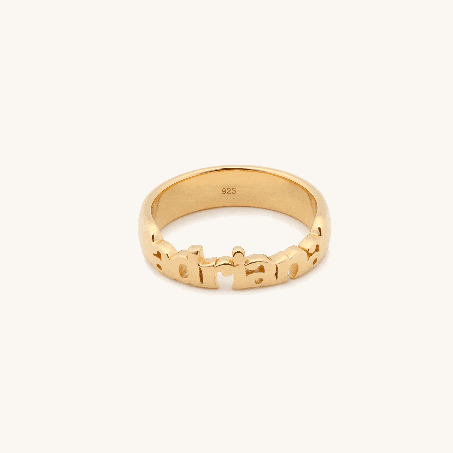 Custom Little Word Ring