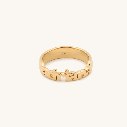 Custom Little Word Ring