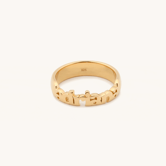 Custom Little Word Ring