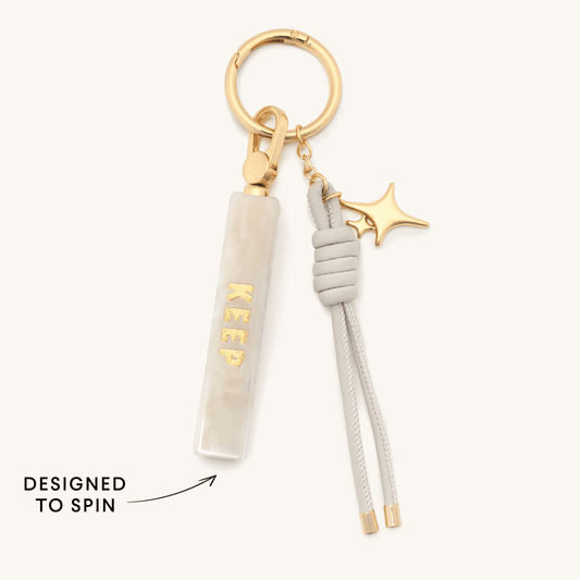 Affirmation Spinner Bag Charm