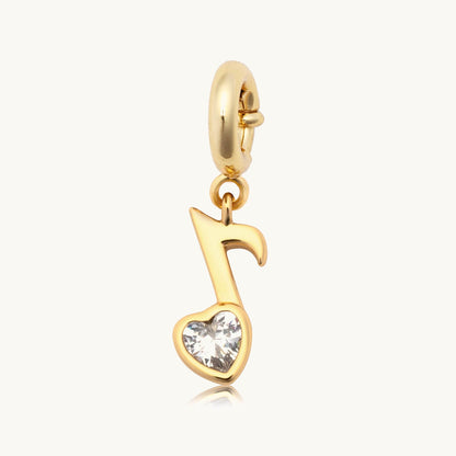 Custom Music Note Charm