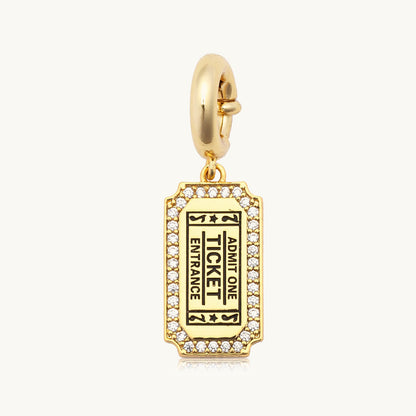 Concert Ticket Charm